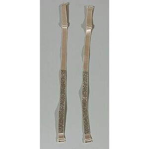 Tan Nude Beige Diamond Bra Straps Hosiery Lingerie Matching Pair Set of 2 💎